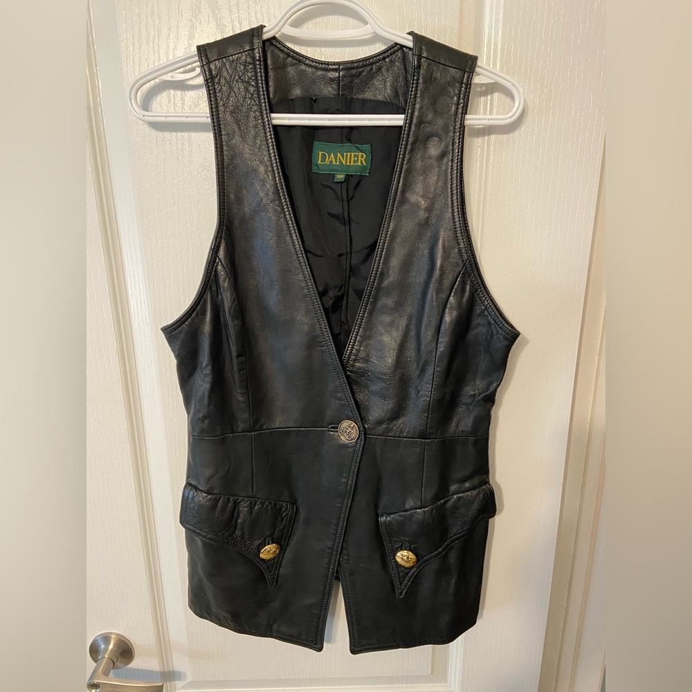Vintage Danier Genuine Leather Vest